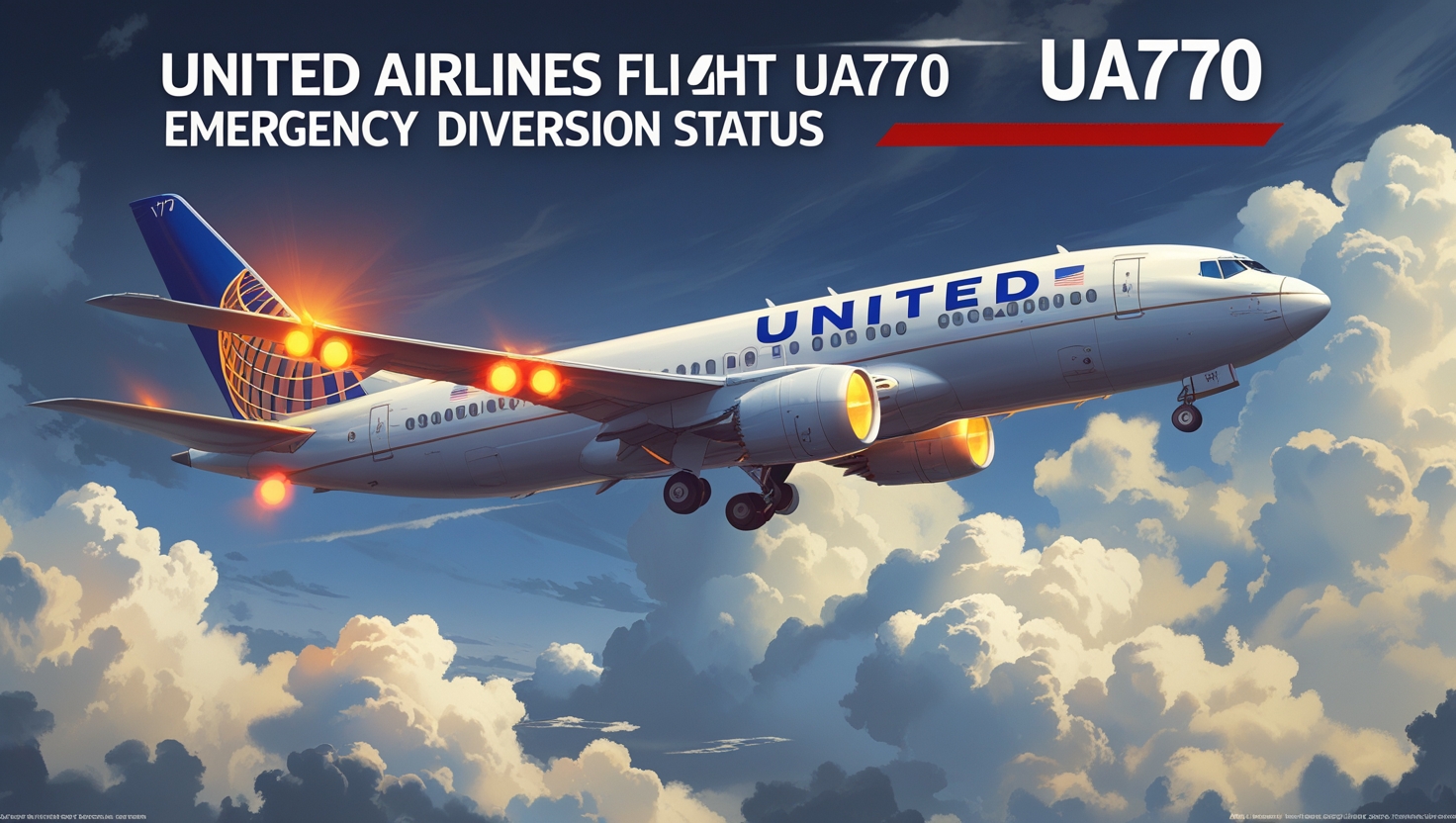 United Airlines Flight UA770 Emergency Diversion Status