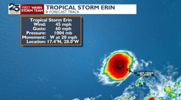 How Tropical Storm Erin Is Shaping Weather Patterns Today