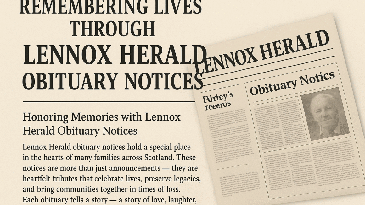 Lennox Herald Obituary Notices