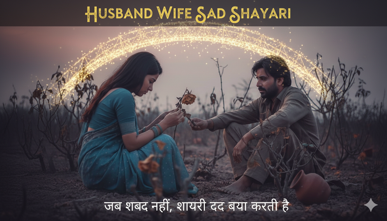 Husband Wife Sad Shayari